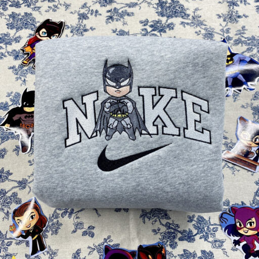 Cheap Catwomen And Batman Nike Embroidered Sweatshirt