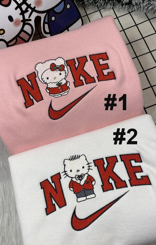 Dear Daniel And Hello Kitty Embroidered Sweatshirt