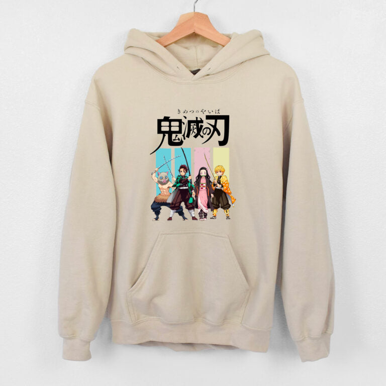 Demon Slayer Characters Sweatshirt Hoodie T-shirt, Gift For Anime Lovers