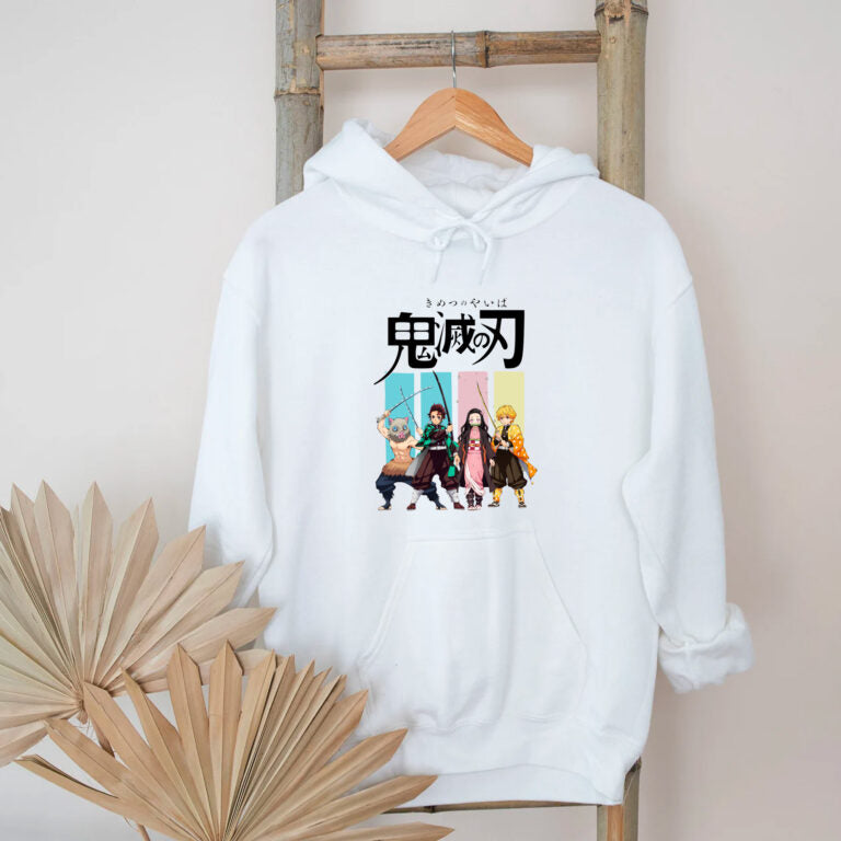 Demon Slayer Characters Sweatshirt Hoodie T-shirt, Gift For Anime Lovers