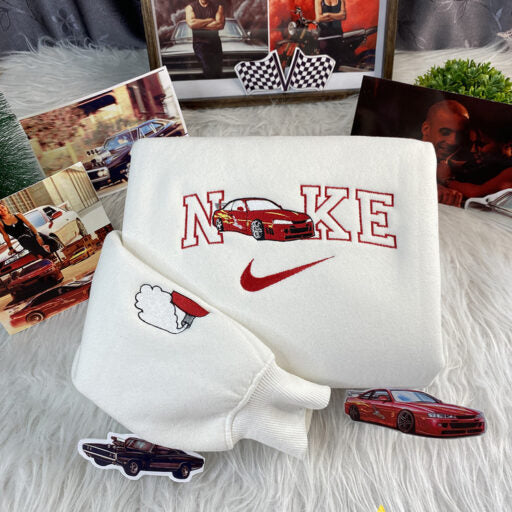 Nike embroidered sweatshirt hot sale
