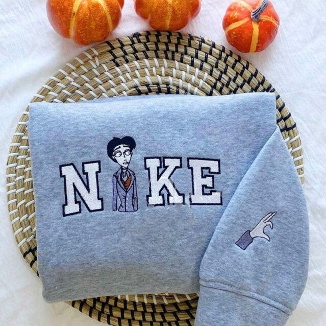 Emily And Victor The Corpse Bride Embroidered Sweatshirt