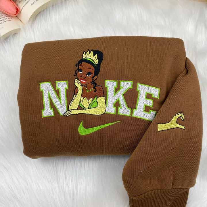 Tiana & Naveen Embroidery Sweatshirt