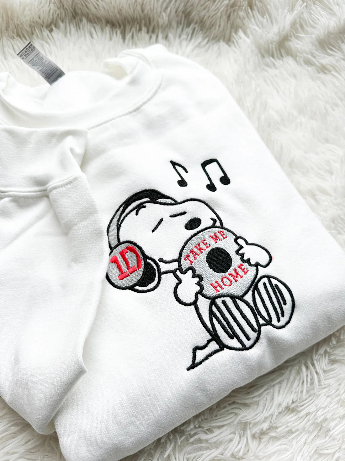 Snoopy Taylor Embroidered Sweatshirt