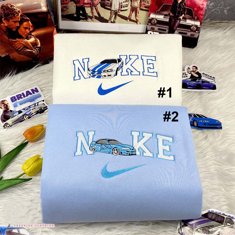 Mia Brian Fast And Furious Nike Embroidered Sweatshirt
