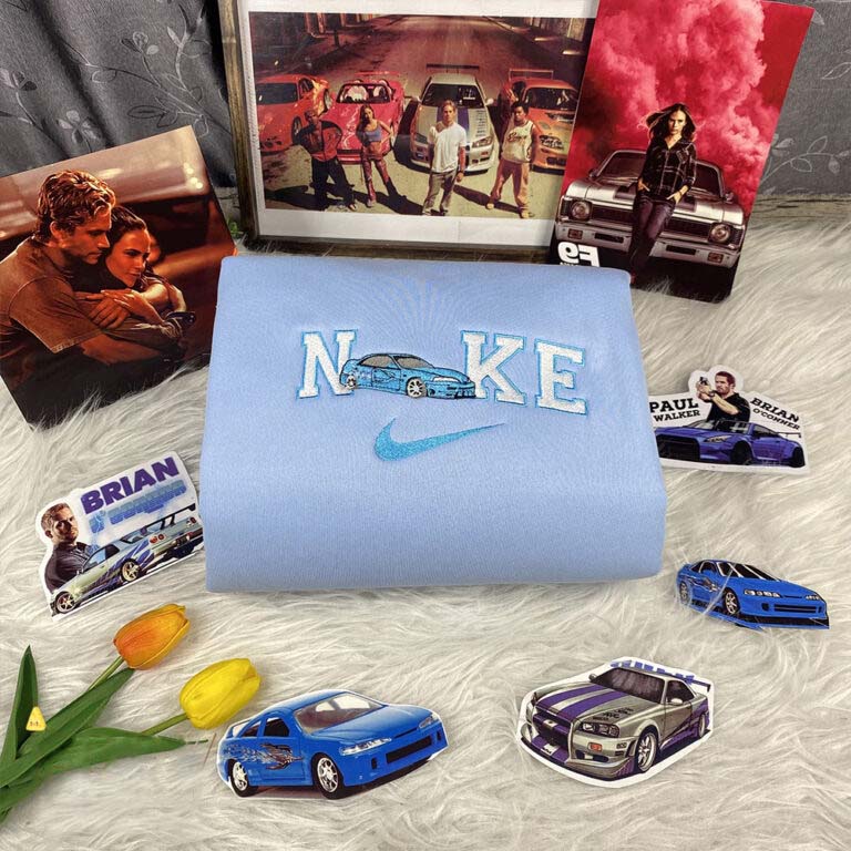 Mia Brian Fast And Furious Nike Embroidered Sweatshirt