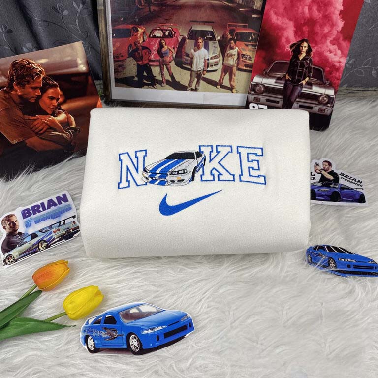 Mia Brian Fast And Furious Nike Embroidered Sweatshirt