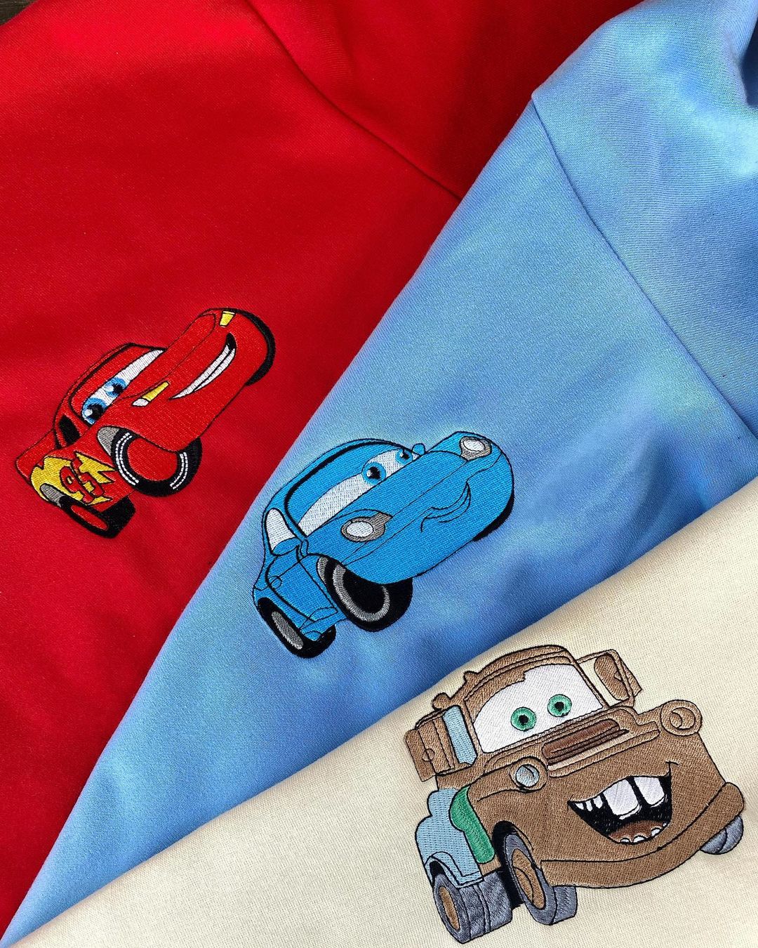 Lightning Mcqueen and Friends Embroidered Sweatshirt