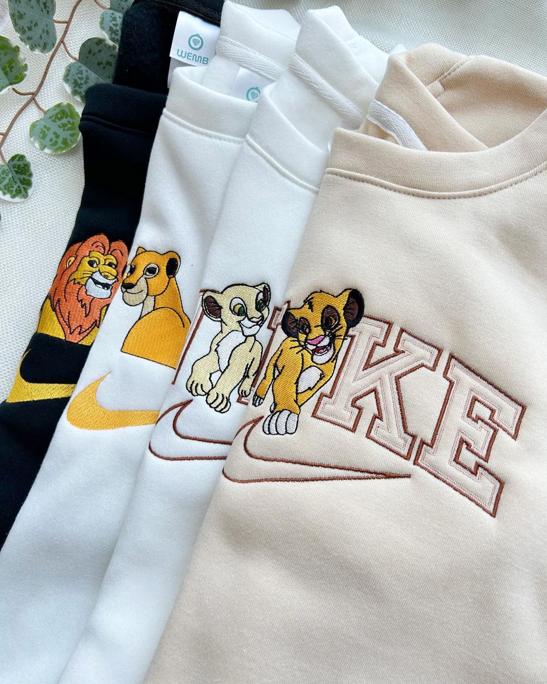 Simba & Nala (The Lion King)  Embroidered Shirt