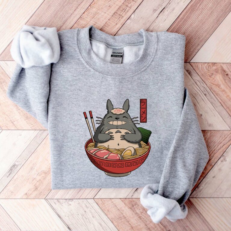 Totoro Ghibli Characters Vintage Hoodie T-shirt Sweatshirt