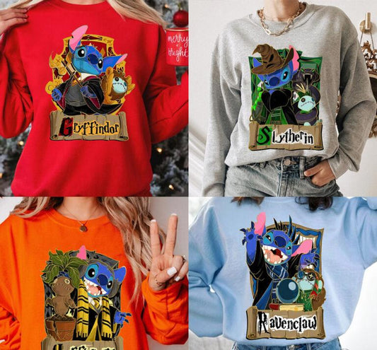 Stitch Harry Potter Hogwarts Sweatshirt