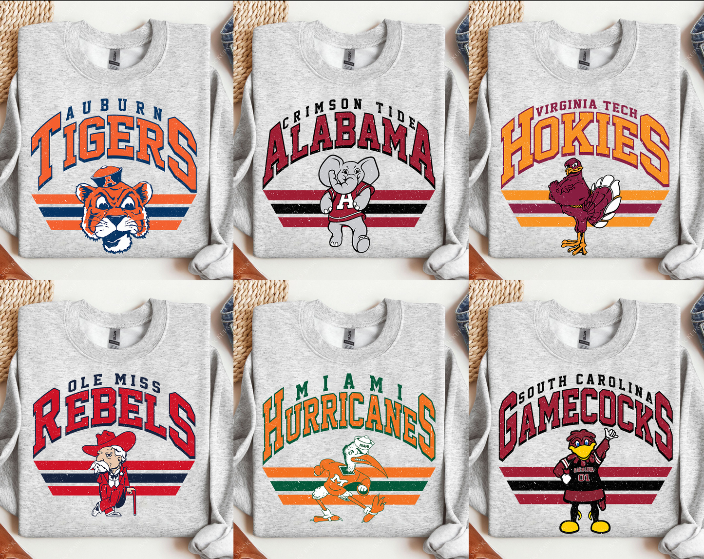 Personalized NFL College Team Football Sweatshirt