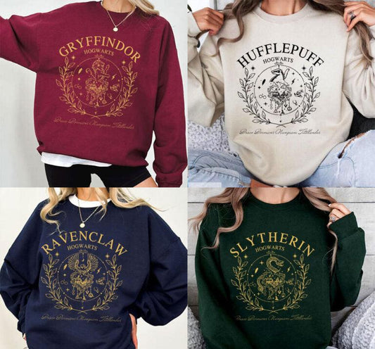 Wizard Harry Potter Hogwarts Houses Shirts