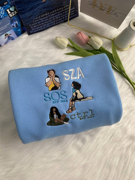 SZA Full Album Embroidered Shirt