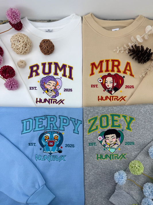 Huntrix Demon Hunters Embroidered Shirt