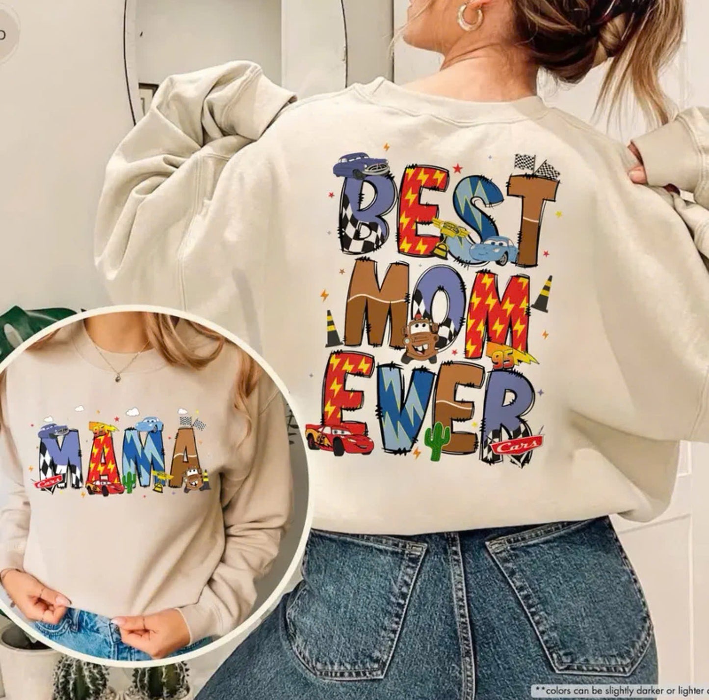 Car Mama Shirt, Mothers Day Gifts, Disney Mom Shirt 2 sided