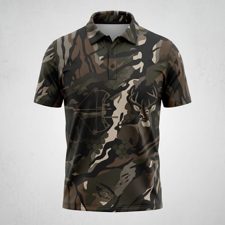Deer Hunting Polo Shirt TH3008
