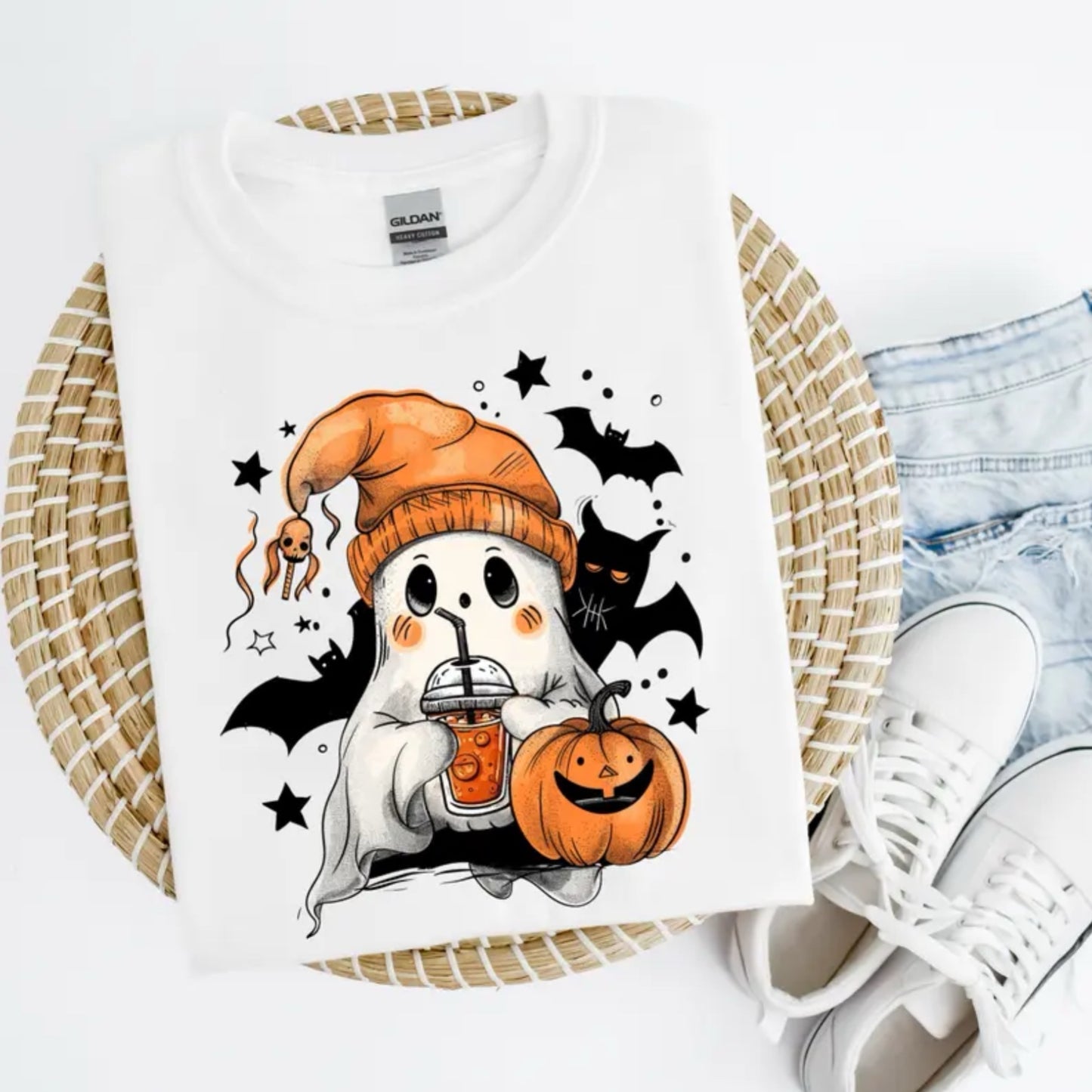 Fall Ghost Halloween Shirt Sweatshirt Hoodie