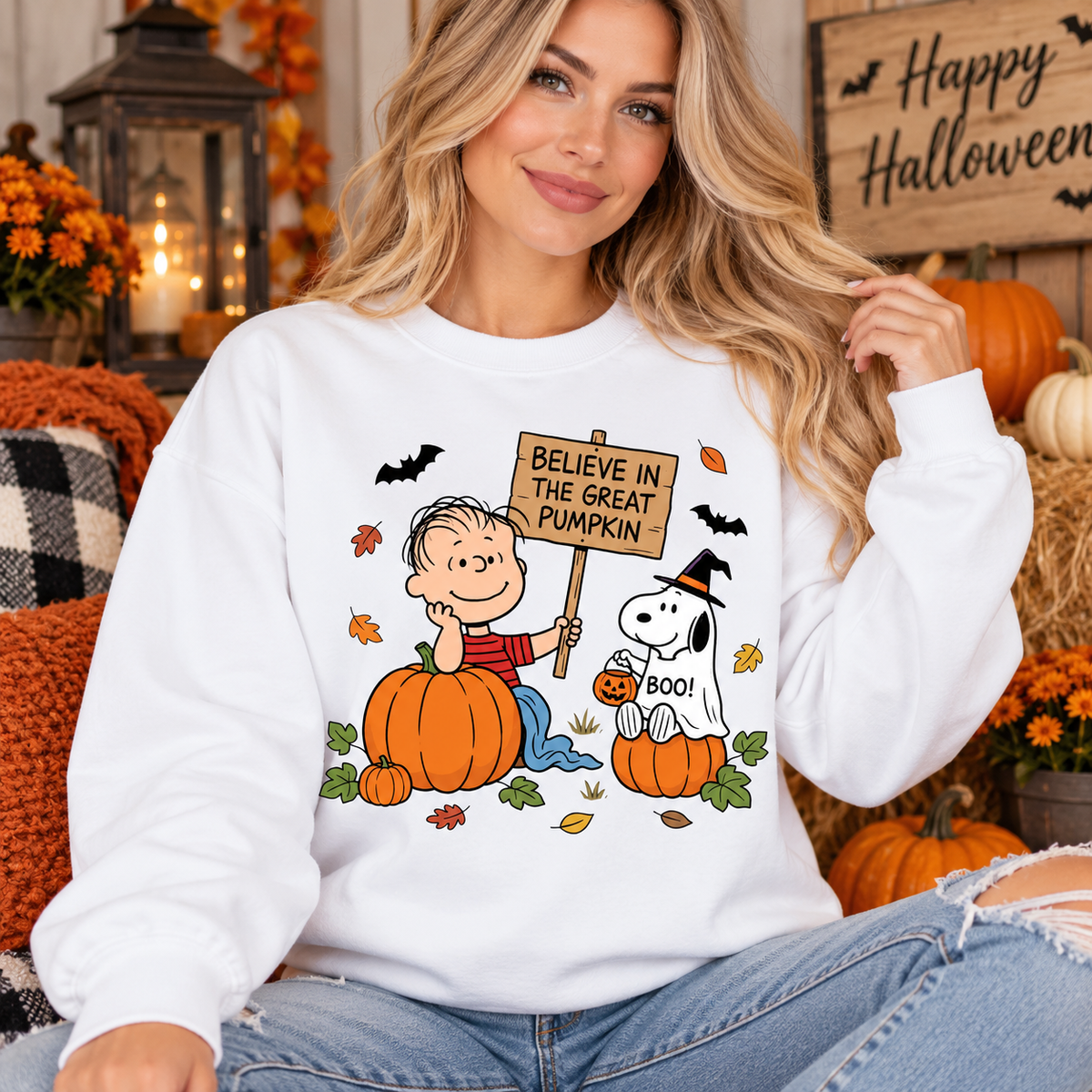 Charlie Brown & Dog Halloween Shirt