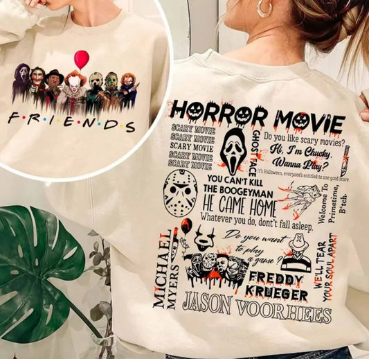 Horror Fan Halloween Shirt Sweatshirt Hoodie Ver 2