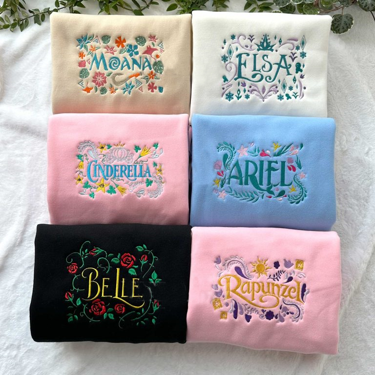 Disney Princess Embroidered Sweatshirt