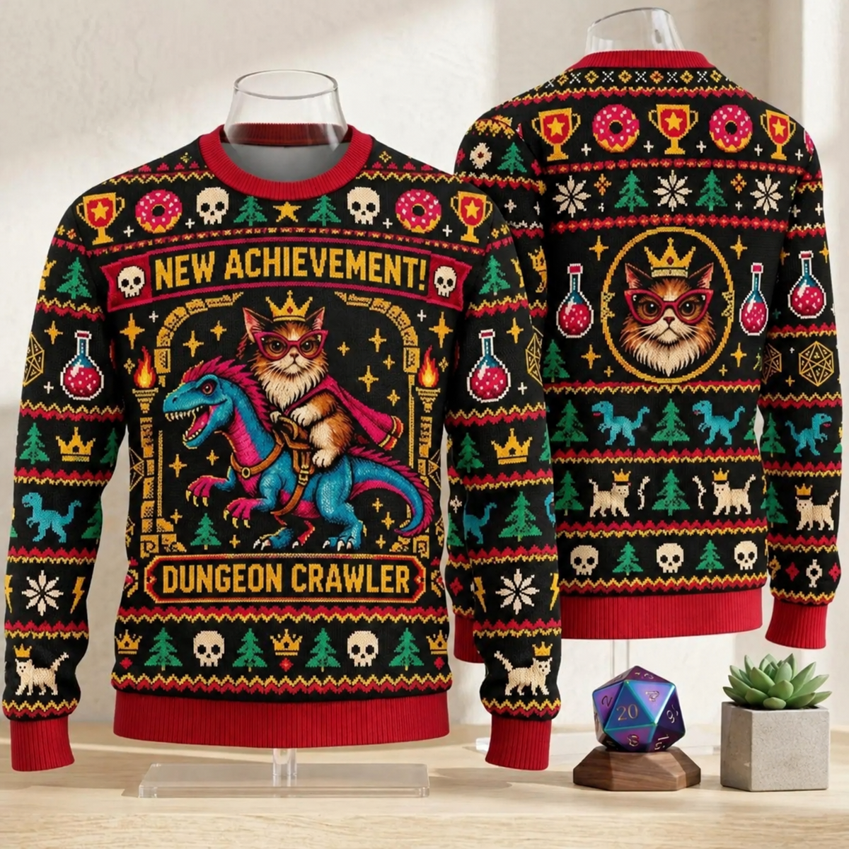 Dungeon Crawler Carl Ugly Sweater