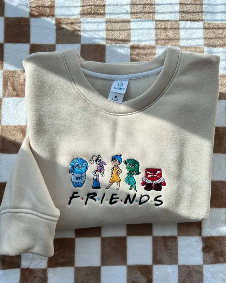 Friends Embroidered Sweatshirt