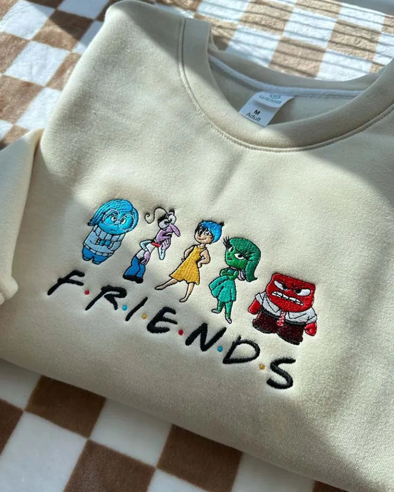 Friends Embroidered Sweatshirt