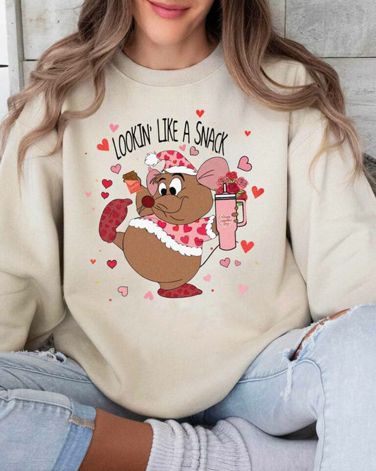 GusGus Look Like A Snack Valentine – Sweatshirt