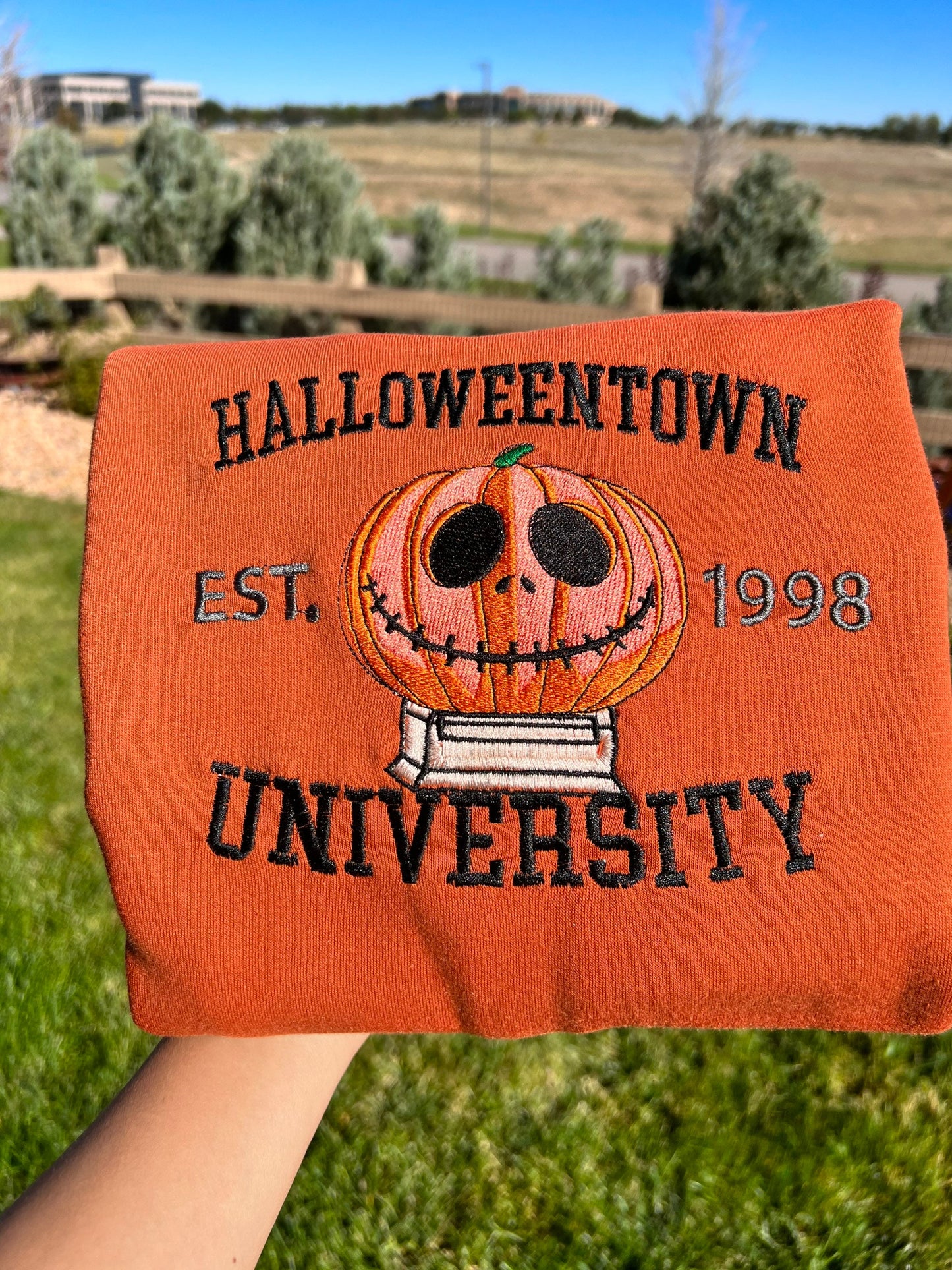 Halloweentown University Embroidered Sweatshirt