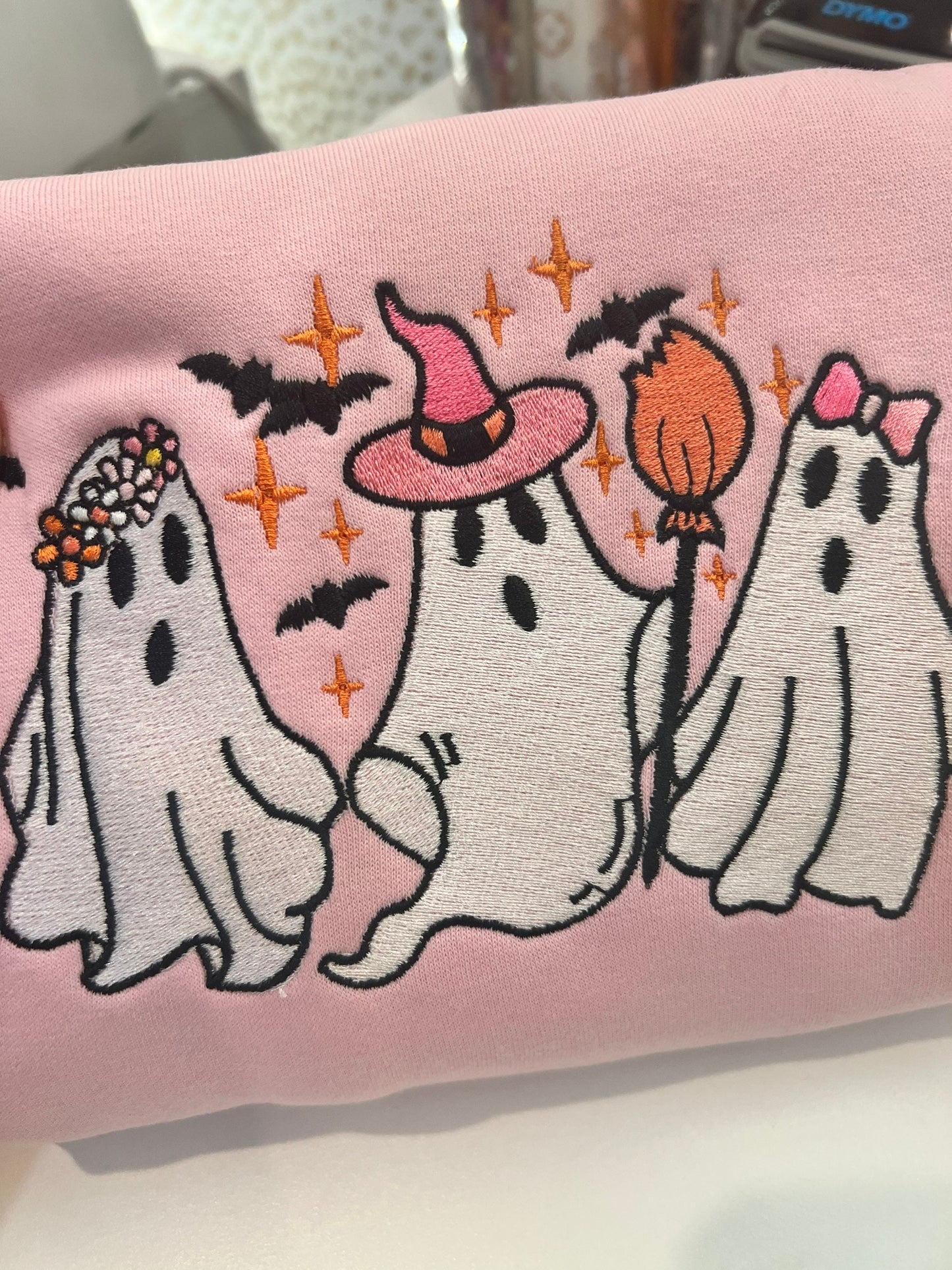 Cute Ghost embroidered sweatshirts halloween