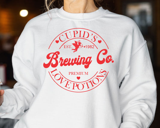 Cupid's Brewing Co Premium Love Potions Est 1982 Sweatshirt