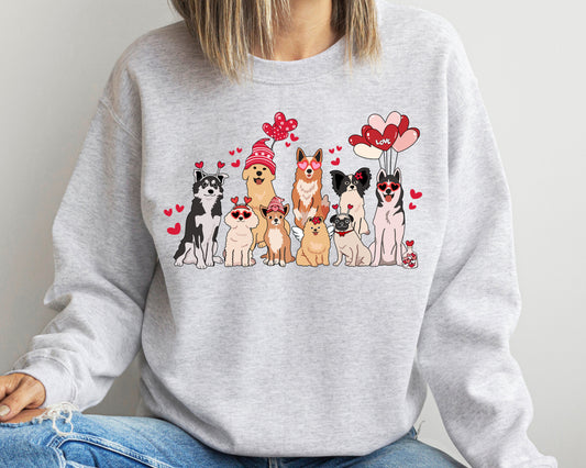 Valentine Dog Mama Sweatshirt