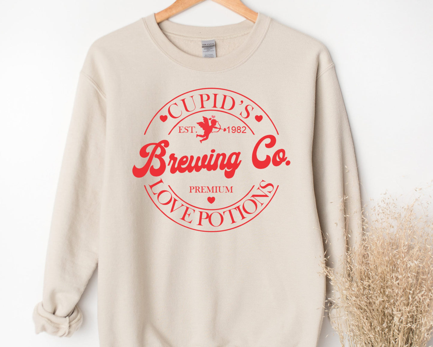 Cupid's Brewing Co Premium Love Potions Est 1982 Sweatshirt