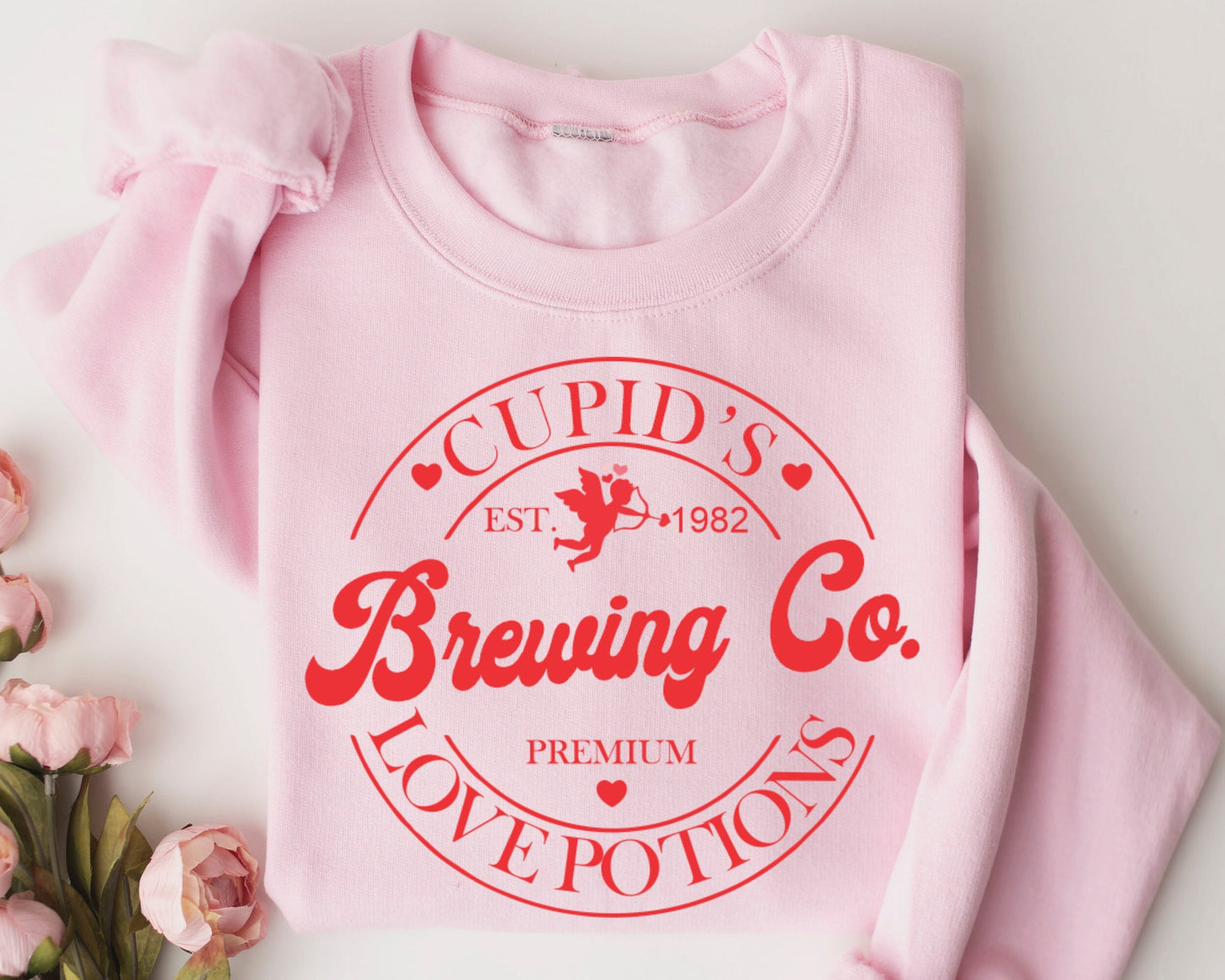 Cupid's Brewing Co Premium Love Potions Est 1982 Sweatshirt