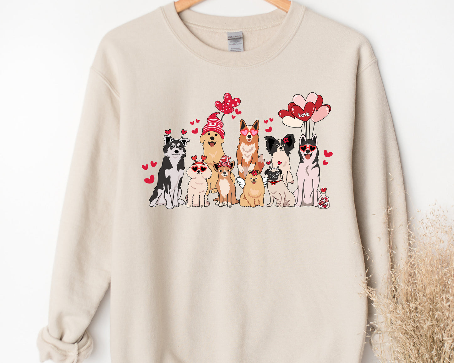 Valentine Dog Mama Sweatshirt