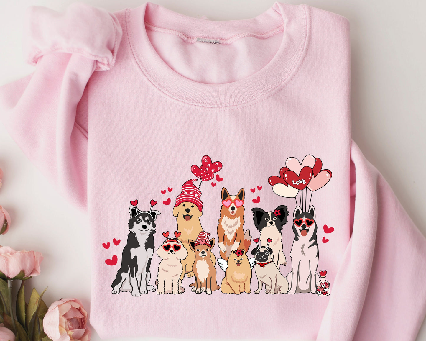 Valentine Dog Mama Sweatshirt