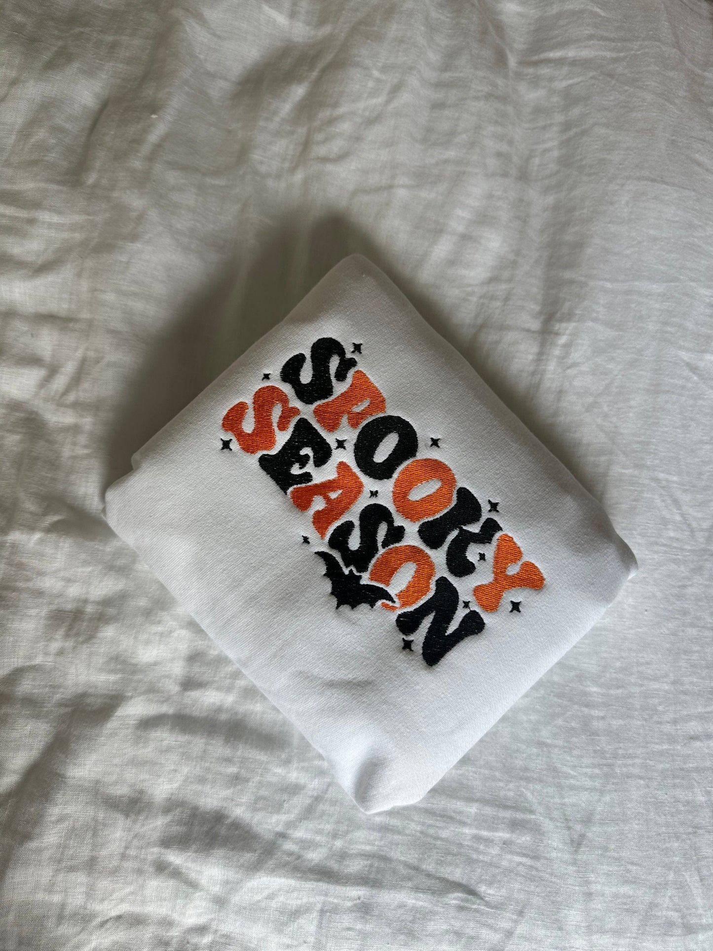 Spooky Season Embroidered Sweatshirt