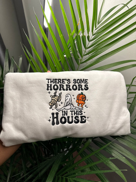 Horrors In This House Embroidered Sweatshirt