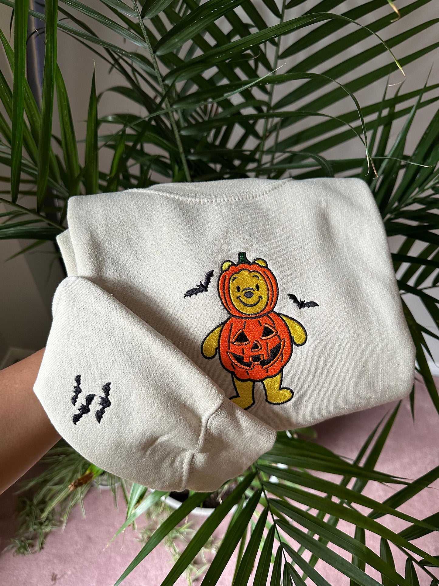 Pooh Halloween Embroidered Shirt