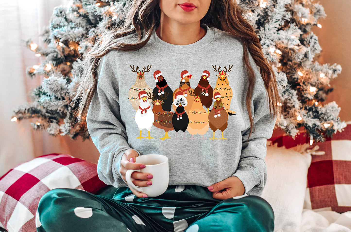 Christmas Chicken Sweatshirt