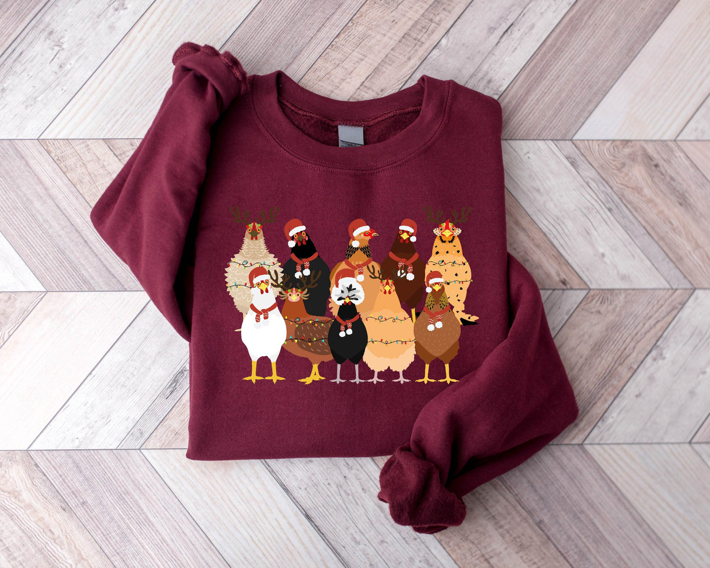 Christmas Chicken Sweatshirt