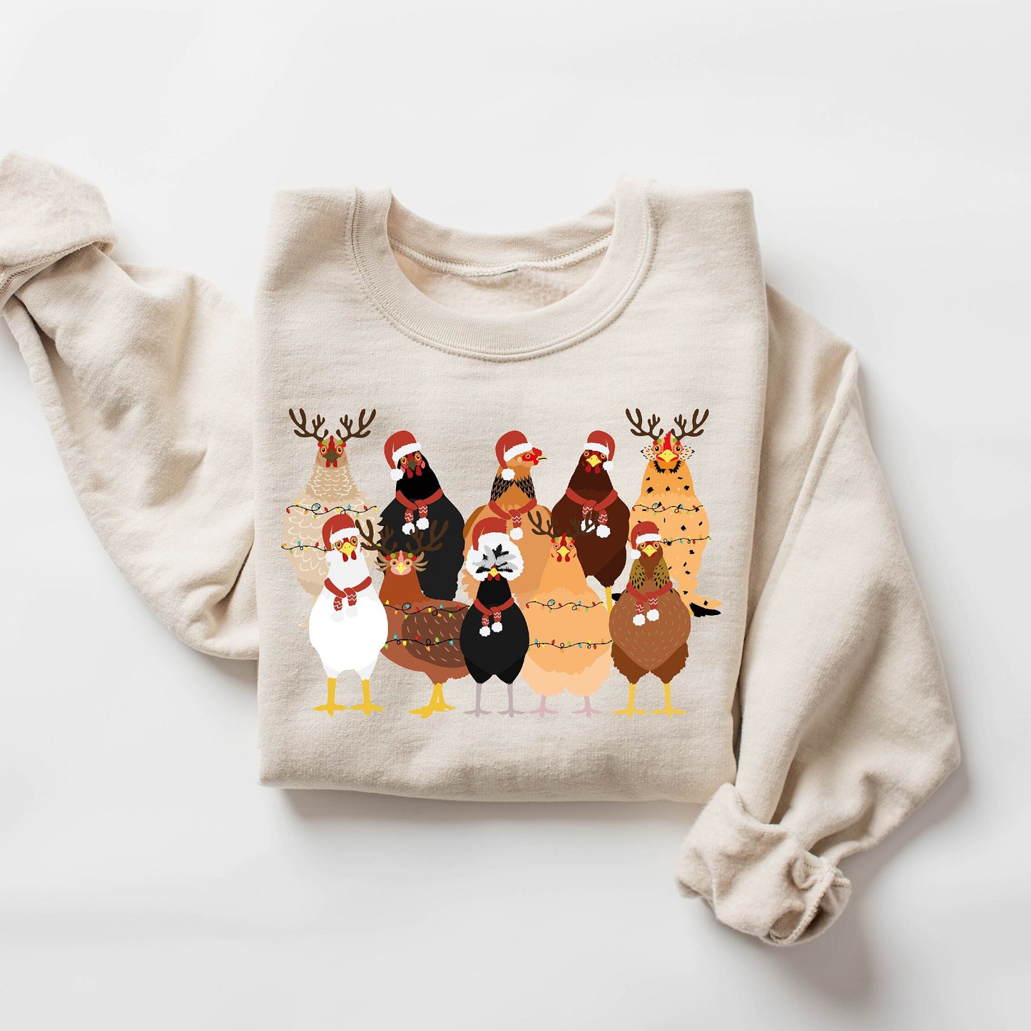 Christmas Chicken Sweatshirt