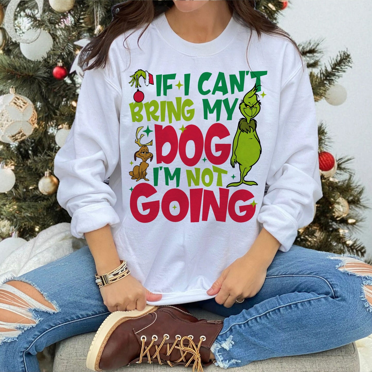 If I Can’t Bring My Dog I’m Not Going Grinch Shirt