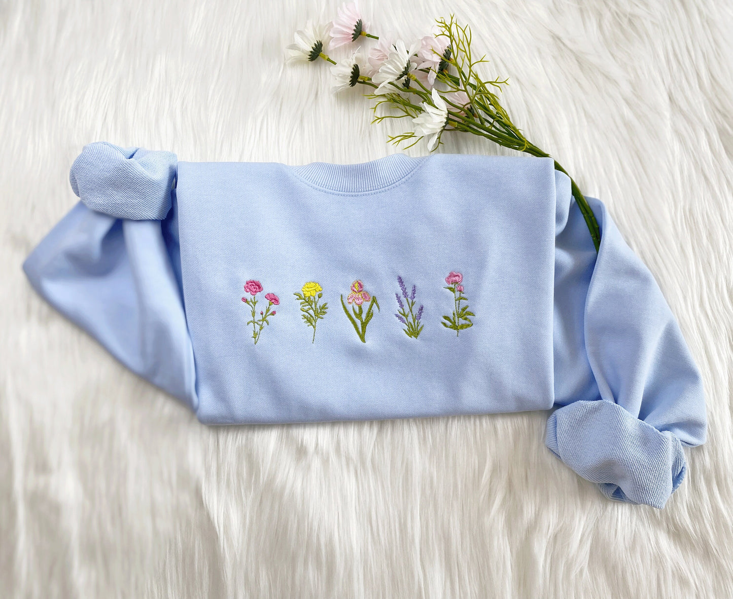 Wildflower Embroidered Sweatshirt