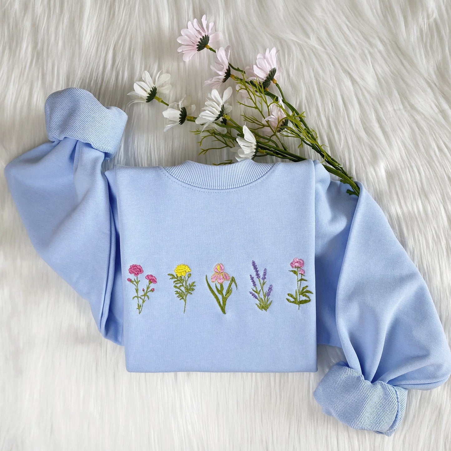 Wildflower Embroidered Sweatshirt