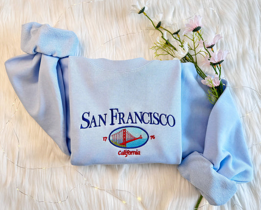 San Francisco Embroidered Sweatshirt