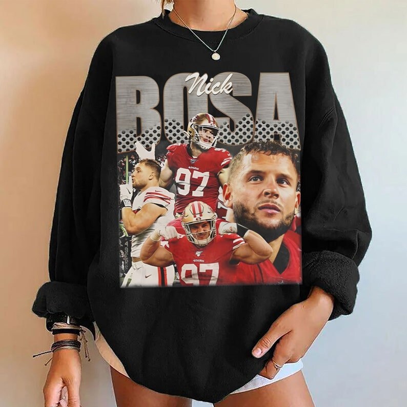 Custom Vintage Football Player Sweatshirt