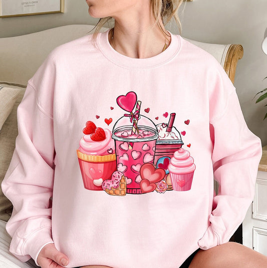 Valentine Coffee Sweatshirt