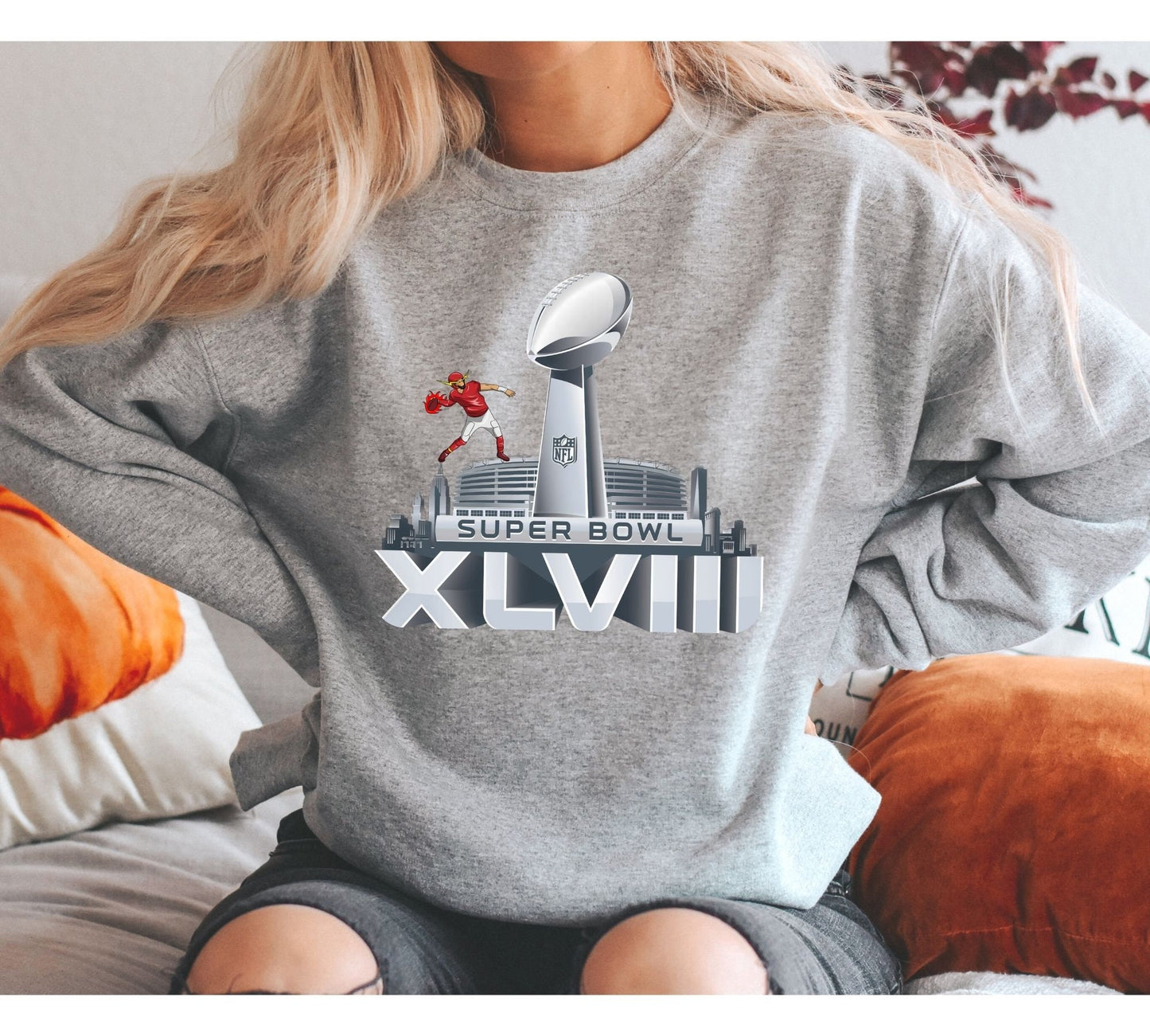 Super Bowl 2024 Kansas Sweatshirt